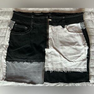 Black, white and gray mini skirt. Never worn.